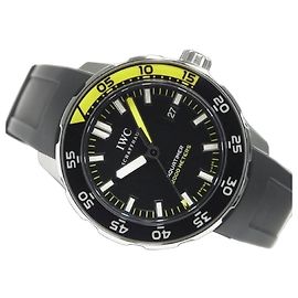 IWC Aquatimer Automatico 2000 nero IW356802 Uomo Argento