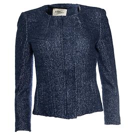 Veste en tweed bleu avec fermeture éclair Isabel Marant Étoile Bleu