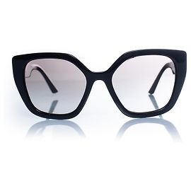 Prada, occhiali da sole neri oversize Nero