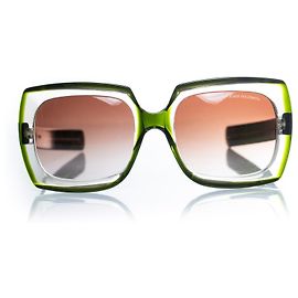 Oliver Goldsmith, green oversized sunglasses Green