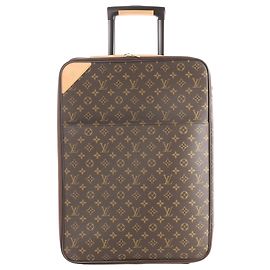 Reisetasche Louis Vuitton Pegase 55 aus Monogramm in Braun Braun