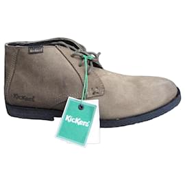 Autre Marque Kickers Jazzy Boots Beige Leather Beige