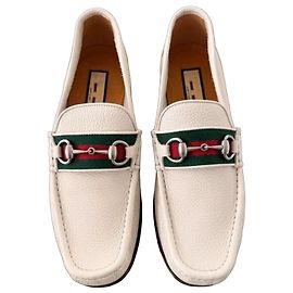 GUCCI bellissimi mocassini di pelle per uomo  n: 8 (42) Beige