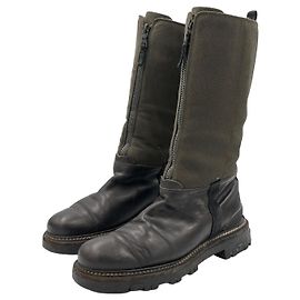 Prada Botas Negro Caqui