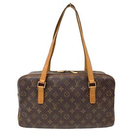 Borsa Cité Louis Vuitton in Tela Monogramma Marrone