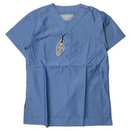 Autre Marque SLOWBE S S Baumwoll-Pullover-Schlafhemden Blau