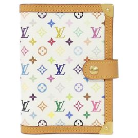 Louis Vuitton Multicolore Agenda PM Organizer White