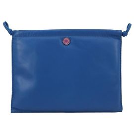 Hermès Hermes Pillow Pouch, Blue France/Lacquer Hardware, Lambskin, B Stamp, HERMES Bag Blue