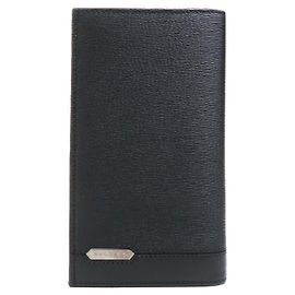 Bulgari BVLGARI Wallet Leather Black Men's Black