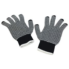 FENDI Logo Gloves, Wool, Unisex, Black Black
