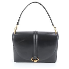 Borsa a spalla in pelle box calf incisa Hermès 〇P per donne Nero