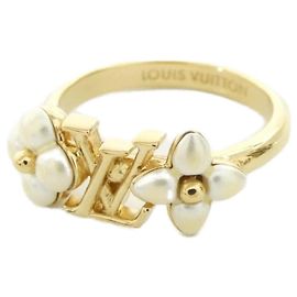 Louis Vuitton Floragram L Ring Weiß