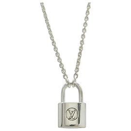 Collar Louis Vuitton Péndulo Silver Lockit UNICEF Plata