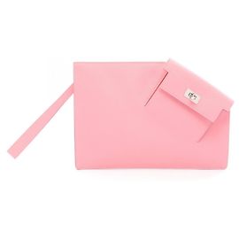Hermès Kelly Pocket Go Secondo Borsa/Clutch, Pelle Epsom, Donna, Rosa Rosa