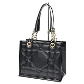 Dior Essential Tote Kleine Archi Cannage Leder Schwarz Schwarz