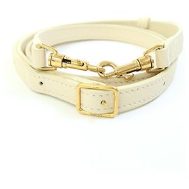 Céline Celine shoulder strap, ivory leather bag, replacement strap for women's CELINE Golden