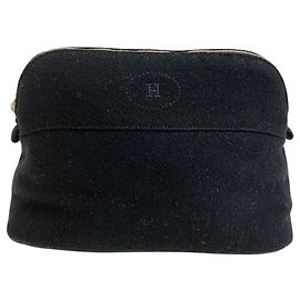 Hermès HERMES Bolide Pouch, Black, Women's Black