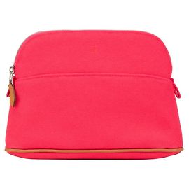 Hermès Hermes Bolide Pouch Hibiscus Pink Cotton Women's HERMES Pink