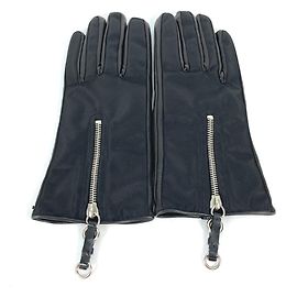 Guanti Zip PRADA Neri Nero