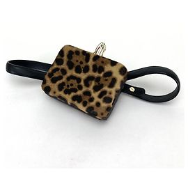 Christian Louboutin Leopard leopard leopard pattern bag waist pouch belt bag Waist Pouch Brown Brown