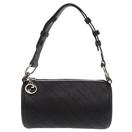 Borsa a spalla Gucci Blondie come nuova in pelle nera. Nero