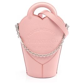 Tiffany & Co. Return to Mini Crossbody Bag, Handbag, Leather, Women's, Pink Pink