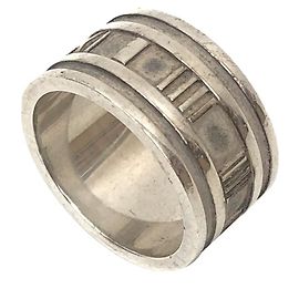 Anello Larghezza Atlas Tiffany & Co., Argento, Taglia Giapponese, Uomo Argento