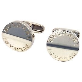 Bulgari Abotoaduras de prata para homens BVLGARI Prata