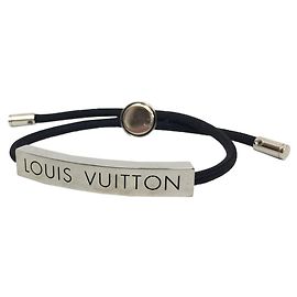 LOUIS VUITTON Bracciale Louis Vuitton LV Space Plate da Uomo Nero
