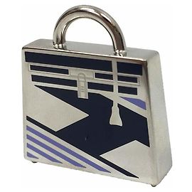 Hermès Charm-Anhänger HERMES Top Curiosity Kelly Silber