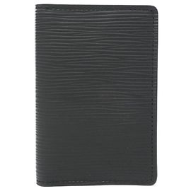 Tarjetero Louis Vuitton Epi Organizer de Poche Negro