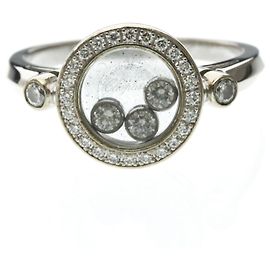 Chopard Happy Diamonds Ring / Weißgold () Mode-Diamantring aus Silber Silber