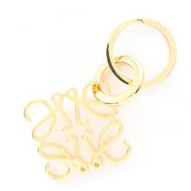 LOEWE Anagram Key Ring Charm Accessory GP Women's Gold .. Golden