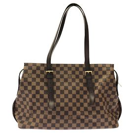Borsa a Spalla Chelsea Damier Louis Vuitton Marrone