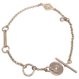 Hermès Bracciale HERMES Gunbird in oro rosa e diamanti Moda Donna Uomo Unisex Rosa