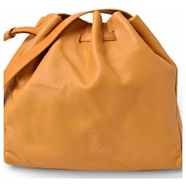 Borsa a Spalla Loewe Flamenco Anagram, Cammello Cammello
