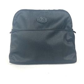 Hermès HERMES SONY OPEN FUJITV H logo golf pouch Bolide GM multi-purpose cotton polyamide men's women's black Black