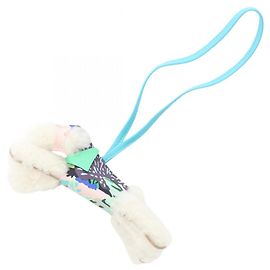 Charm Buddy Comic Azteca Verde Aloha Blue Hermès, Seda Mouton, Anjo Miro, Mujer, Azul, Blanco, Multicolor Azul