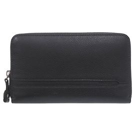 Bvlgari Like new Bulgari Octo calf leather black long wallet, size Black