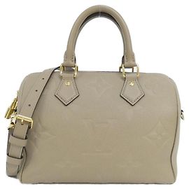 Sac Boston Speedy Bandoulière Monogram Empreinte Louis Vuitton Marron