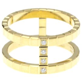 Bague en Diamant Chopard Ice Cube en Or Jaune () Bague en Diamant de Mode Carat/. Or Doré