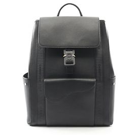 Sac à dos Dior Saddle de Christian Dior, Cuir, Homme, Noir Noir
