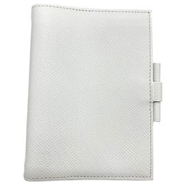 HERMÈS Agenda PM Planer Cover Weiß Damen Herren HERMÈS Weiß
