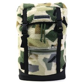Stella Mc Cartney Stella McCartney Backpack Boa Nylon Beige x Khaki Women's Beige
