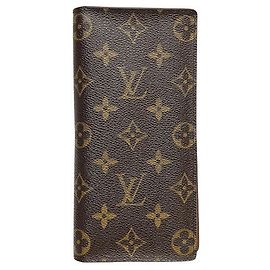 Portafoglio Bifold Monogram Brazza Louis Vuitton per Uomini e Donne Marrone