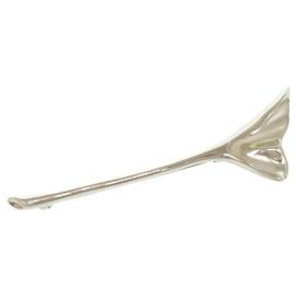 Tiffany & Co Silberne Brosche mit Ginkgo-Motiv Tiffany &Co. Silber