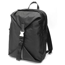 Prada Re Nylon x Saffiano Leather Backpack , Black Black