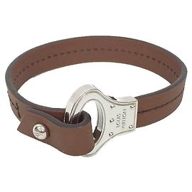 LOUIS VUITTON Bracciale in pelle Louis Vuitton Archive Taglia Marrone x Uomo Marrone