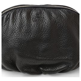 Bolso GUCCI de cuero negro con bambú Negro