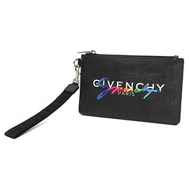 Mini Pochette Givenchy Hombre,Mujer Bolsa Clutch de Elastano,Algodón, Negro Negro